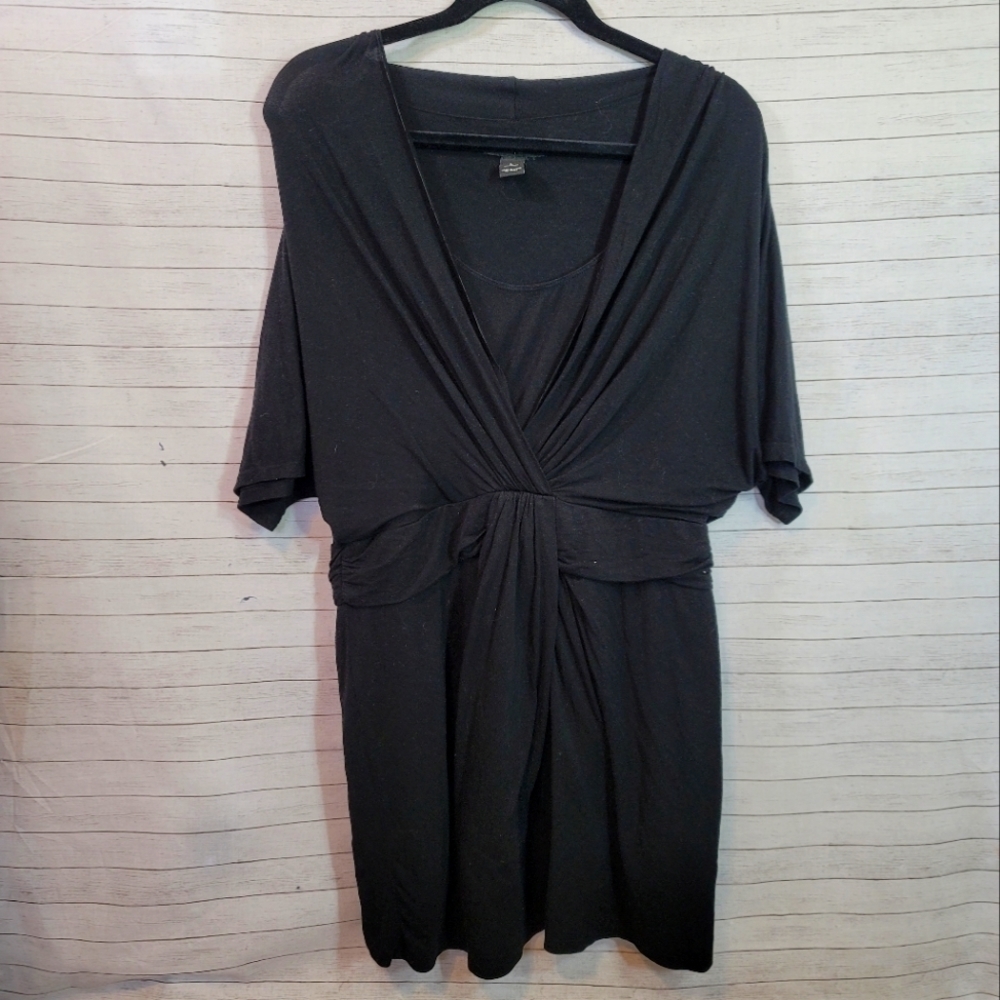 WHITE HOUSE BLACK MARKET SHORT SLEEVE FIT & FLARE SHEATH DRESS, SZ LARGE
